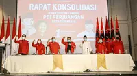 Rapat Konsolidasi di Surabaya yang Dihadiri Sekjen PDIP Hasto Kristiyanto dan Sejumlah Pengurus dan Tokoh Surabaya. (Foto: Dokumentasi PDIP).