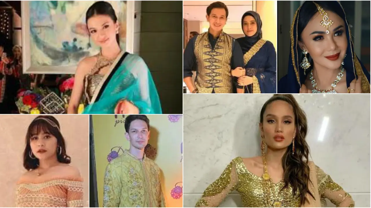 Selebritas yang mengikuti acara Diwali (Foto: Instagram)