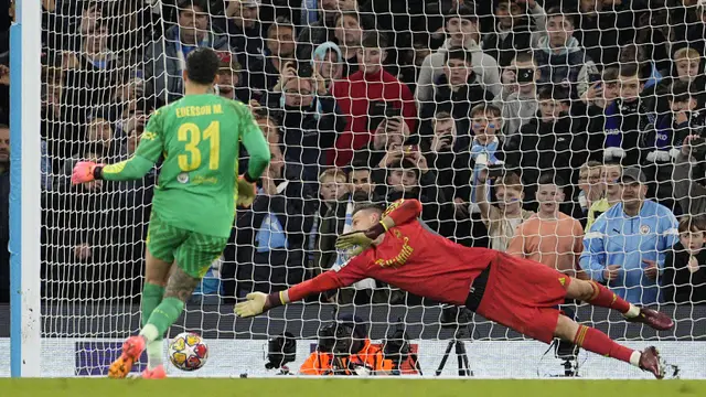 Ederson - Andriy Lunin - Manchester City vs Real Madrid: Leg Kedua Perempatfinal Liga Champions 2023/2024