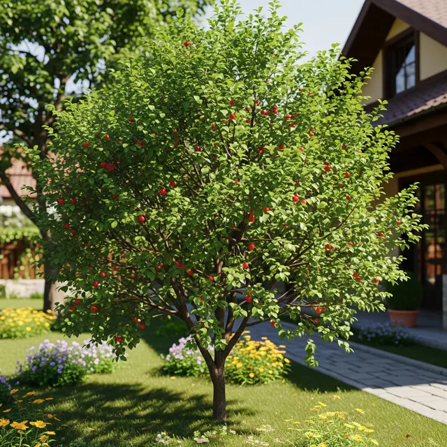 Pohon Hias untuk Halaman Rumah yang Aman dari Kerusakan Semen dan Pondasi (Image by Gemini AI)