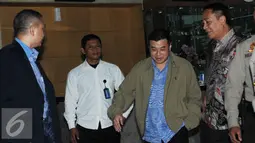 Richard Halim Kusuma usai diperiksa KPK, Jakarta, Selasa (21/6). Richard diperiksa sebagai saksi dengan tersangka M Sanusi terkait kasus suap Raperda Reklamasi. (Liputan6.com/Helmi Afandi)