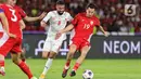 Skuad Garuda terus mencoba menambah keunggulan dan beberapa kali menciptakan situasi berbahaya. (Liputan6.com/Angga Yuniar)