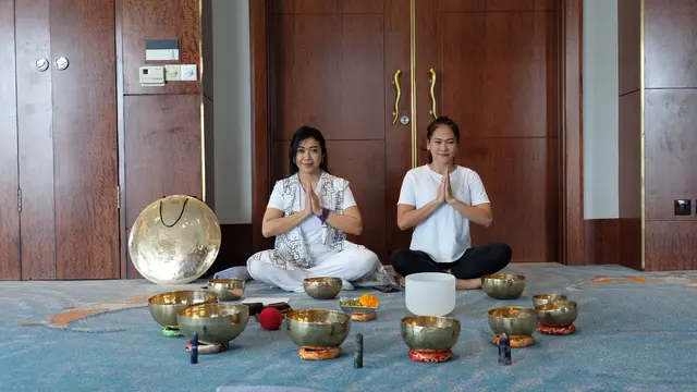 Healing di Program Disconnect to Reconnect Mandapa Ritz-Carlton Reserve. dok. Mandapa