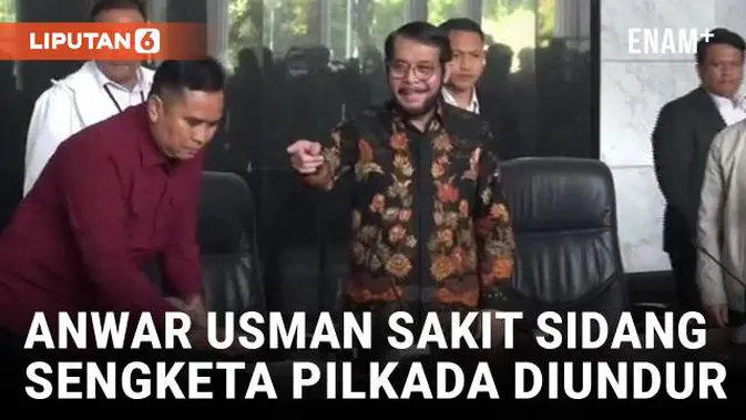 Sidang MK Tertunda: Anwar Usman Sakit, Sengketa Pilkada 2024 Terkatung-katung