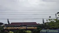 Halaman rektorat kampus Universitas Jenderal Soedirman (Unsoed) Purwokerto, Kabupaten Banyumas, Jawa Tengah.