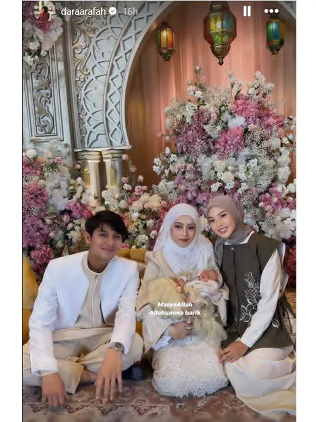 8 Potret Artis di Akikah Anak Kedua Lesti Kejora, Krisdayanti hingga Nikita Mirzani