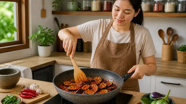 Membuat Balado Terong Tanpa Digoreng