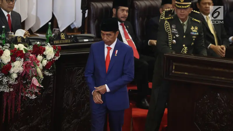 Jokowi Sampaikan Pidato Kenegaraan