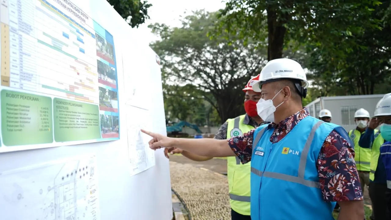 PT PLN (Persero) meningkatkan keandalan suplai listrik untuk Istana Kepresidenan Jakarta.