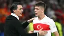 Vincenzo Montella membawa Turki kembali ke Piala Dunia setelah absen sejak 2002. (AFP/javier Soriano)