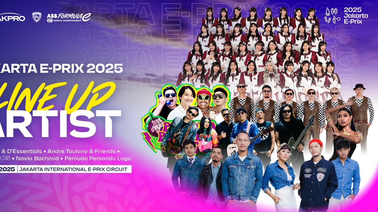Line UP Artis Jakarta E-Prix: Dari Andre Taulany and Friends hingga JKT48 pada 21 Juni