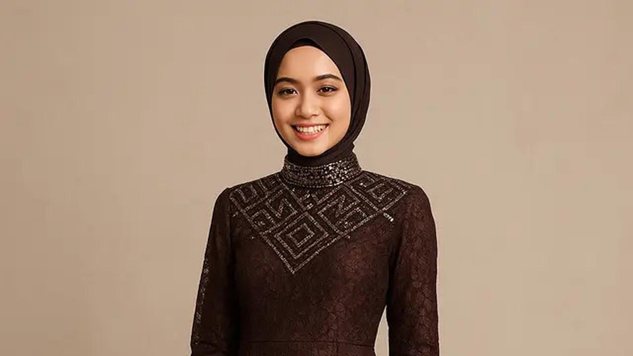 10 Model Long Dress Brokat Kombinasi Payet Terbaru, Stylish untuk Wanita Muda