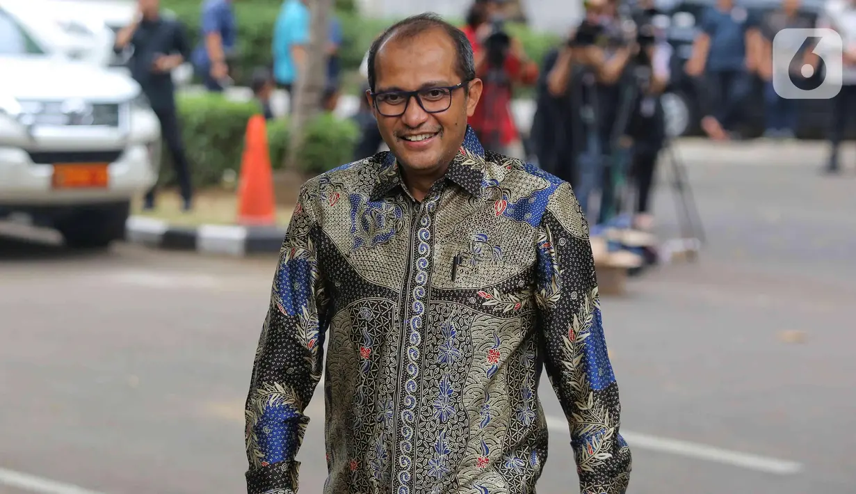 Edward Omar Sharif Hiariej. Seorang akademisi dan Guru Besar Ilmu Hukum Pidana di Fakultas Hukum Universitas Gadjah Mada. Pada 23 Desember 2020, ia dilantik oleh Presiden Joko Widodo sebagai Wakil Menteri Hukum dan HAM pada Kabinet Indonesia Maju Periode 2020-2024. (Liputan6.com/Angga Yuniar)