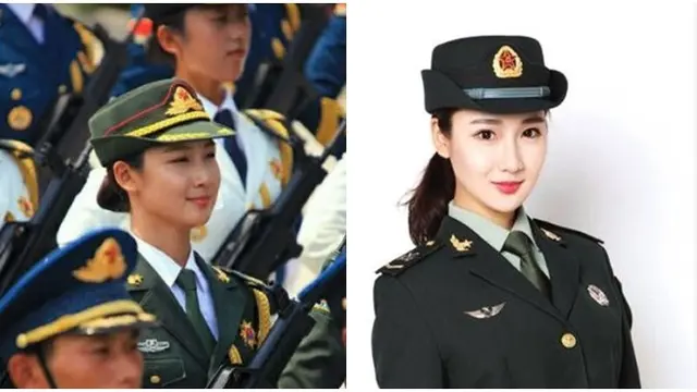 Cantiknya Men Jiahui, Mantan Model yang Jadi Tentara Bikin Gagal Fokus