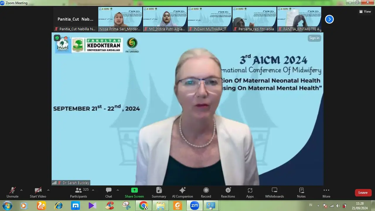 Dr. Sarah Buckley dari University of Otago, New Zealand. (Liputan6.com/ ist)