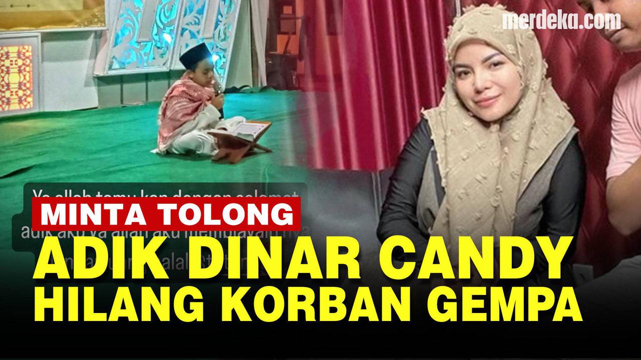 VIDEO: Dinar Candy Cari Adik Hilang Usai Gempa Cianjur, Gelar Sayembara Berhadiah