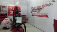 PT Astra Honda Motor (AHM) kembali menggelar Technical Skill Contest. Kompetisi yang tahun ini memasuki penyelenggaraan ke-26 berlangsung 19-20 Agustus 2019 di Astra Motor Semarang, Jawa Tengah. (Septian/Liputan6.com)