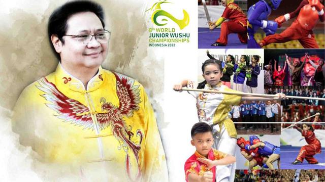 Banner Kejuaraan Dunia Wushu Junior 2022