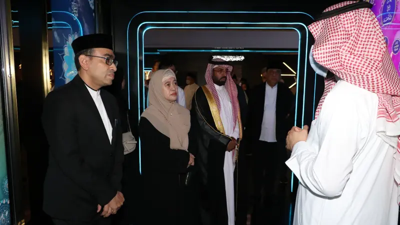 Ketua DPR Puan Maharani mengunjungi Museum Internasional Sejarah Nabi Muhammad SAW dan Peradaban Islam di Madinah, Arab Saudi. (Istimewa)