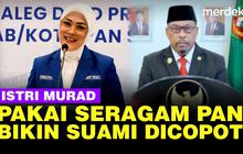 VIDEO: Penampilan Widya Istri Murad Ismail Berseragam PAN, Bikin Suami Dicopot PDIP