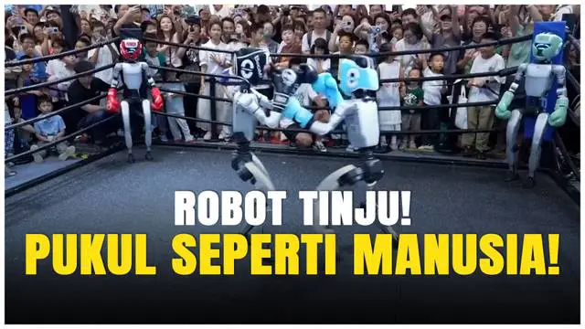 Di Konferensi Robot Dunia (WRC) Beijing, dua robot tinju canggih dari Unitree Robotics bertarung sengit di atas ring. Dengan pukulan cepat, pertahanan rapat, bahkan kemampuan bangkit lagi setelah terjatuh, gerakan mereka benar-benar mirip petinju man...