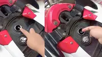 Tangki motor full air (TikTok/@internonaa)