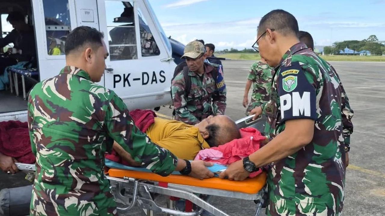 FOTO: Evakuasi Udara Selamatkan Warga Bener Meriah