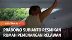 Ketua Umum Partai Gerindra, Prabowo Subianto meresmikan rumah pemenangan relawan di Jalan Imam Bonjol, Kawasan Menteng, Jakarta, Selasa (15/08) sore.