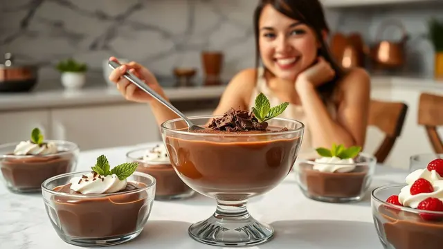 cara bikin puding coklat