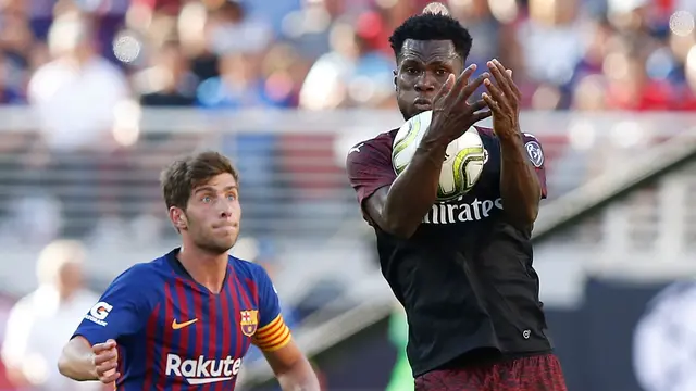 Gol Silva Bawa AC Milan Menang Tipis Atas Barcelona