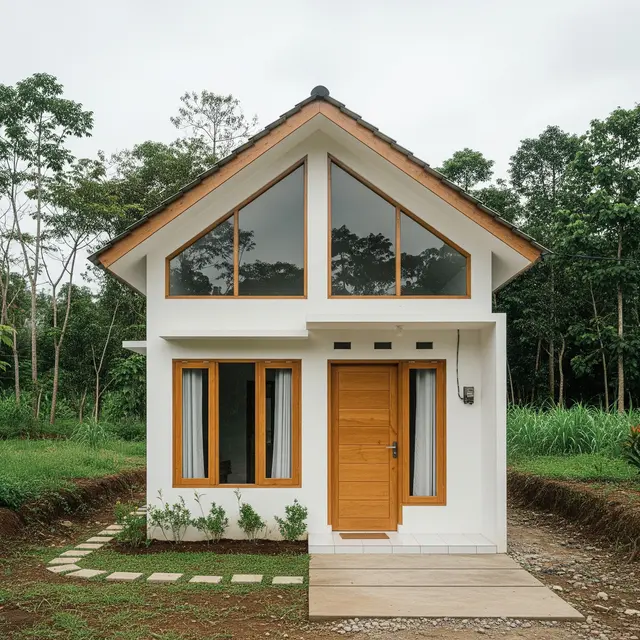 9 Model Rumah Sederhana Ukuran 7x12, Hunian dengan Desain Ideal