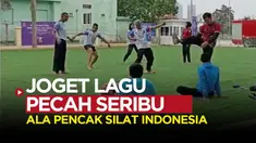 Berita video sesi latihan tim pencak silat Indonesia di SEA Games 2021. Hanifan Yudani sempatkan untuk joget dangdut.