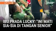 Tangis Sepriana Paulina Mirpey pecah saat menceritakan derita putranya, Prada Lucky Chepril Saputra Namo (23), prajurit TNI AD yang diduga tewas akibat penganiayaan.