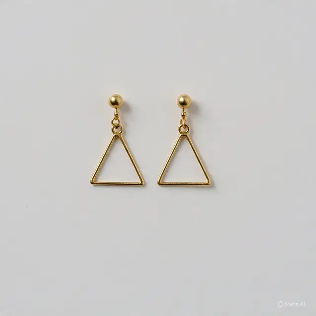 Anting Emas Simpel Model Terbaru