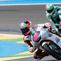 Pembalap Indonesia, Veda Ega Pratama, saat memacu motornya di sesi latihan bebas Moto3 Brasil 2026, Jumat (20/3/2026). (Dok. Honda Team Asia)