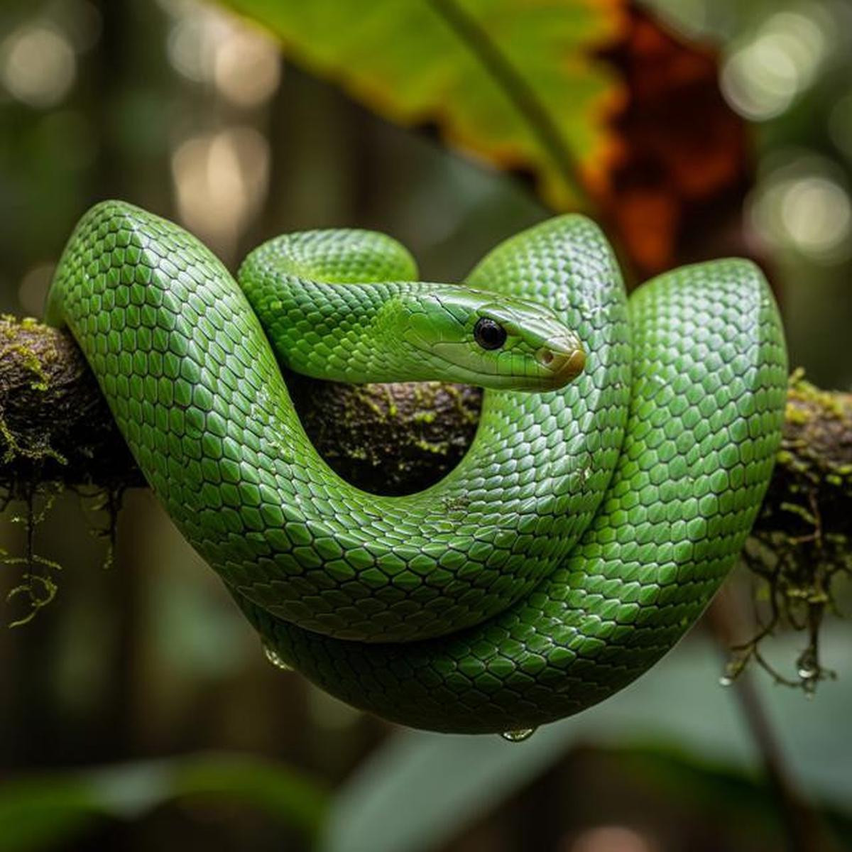 Ular Hijau Mamba Timur