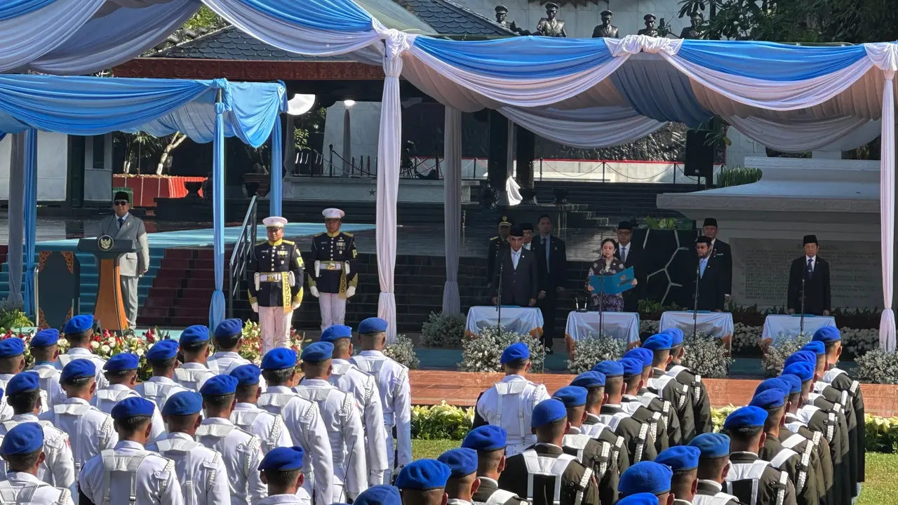 Upacara Peringatan Hari Kesaktian Pancasila Tahun 2025 di Monumen Pancasila Sakti, Jalan Raya Pondok Gede, Lubang Buaya, Jakarta Timur