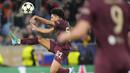 Berkat hasil ini, Manchester City akhirnya meraih kemenangan pertama mereka di League Phase Liga Champions musim ini. Mereka mengumpulkan empat poin dari dua laga. (AP Photo/Petr Josek)