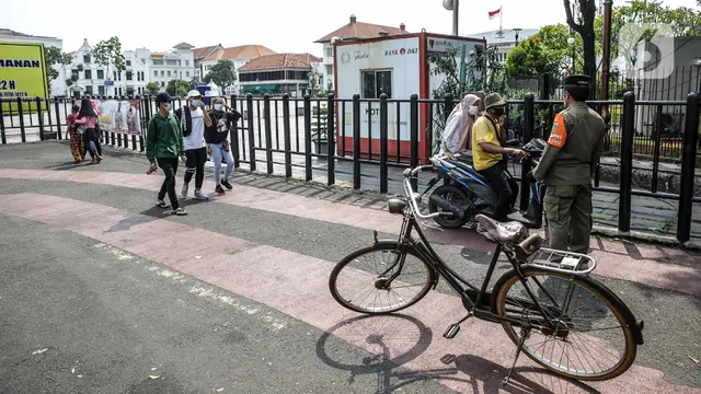 FOTO: Kesunyian Kawasan Kota Tua Saat Libur Lebaran