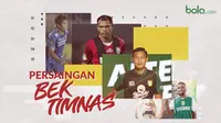 Persaingan Bek Timnas Indonesia. (Bola.com/Dody Iryawan)