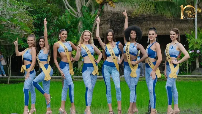 Pesona Finalis Miss Grand International 2022 Kenakan Baju Olahraga Rancangan Didiet Maulana, Gantikan Swimsuit