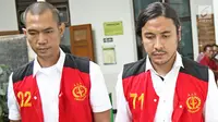Marcello Tahitoe alias Ello kembali menjalani sidang kasus narkoba di Pengadilan Negeri Jakarta Selatan, Selasa (7/11/2017). (Herman Zakharia/Liputan6.com)