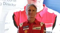 Direktur Olahraga Ducati, Paolo Ciabatti, saat jumpa pers di Hotel Sheraton, Jakarta, Kamis (1/2/2018). Acara bertajuk "Libas Tantanganmu" ini merupakan rangkaian kampanye dari Shell Advance. (Bola.com/M Iqbal Ichsan)