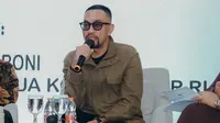 Wakil Ketua Komisi III DPR RI Ahmad Sahroni dalam acara HUT Keluarga Besar Wirawati Catur Panca Ke-49, yang digelar di Kementerian PPPA, Jakarta. (Foto: Istimewa).