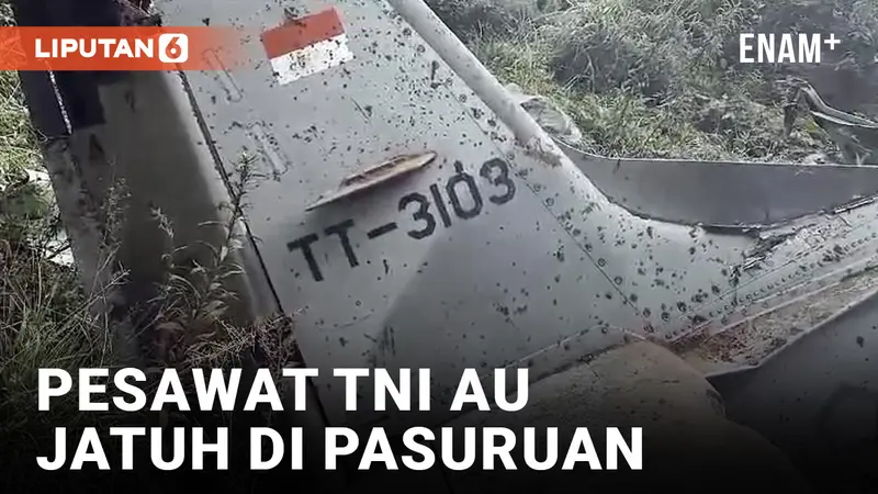 TNI Benarkan Pesawat Jatuh di Pasuruan