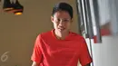 Evan Dimas saat ditemui di kawasan Senayan, Jakarta. Foto diambil pada Kamis (28/5/2015). (Liputan6.com/Herman Zakharia)
