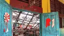 Ruangan kelas yang roboh di SDN Kebayoran Lama Selatan 09 Pagi, Kebayoran Lama, Jakarta Selatan, Selasa (21/07/2026). (KLY/ Arie Basuki)