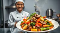 resep tumis capcay sayur ©Ilustrasi dibuat AI