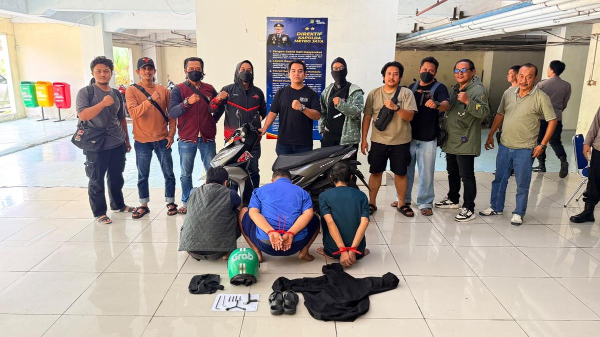 Asyik Pesta di Vila, Pelaku Curanmor Berkedok Ojol Ditangkap