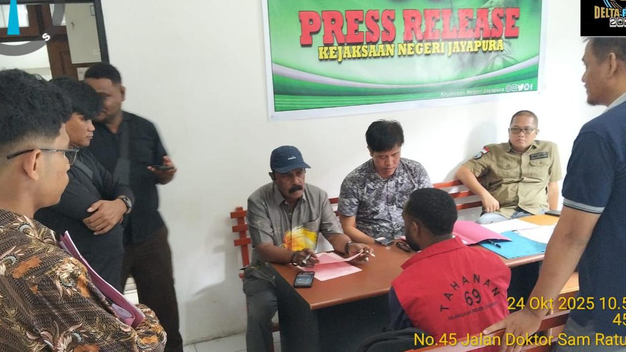 Berkas Rampung, Anggota KKB Pemasok Amunisi Diserahkan Satgas Damai Cartenz ke Kejari Jayapura